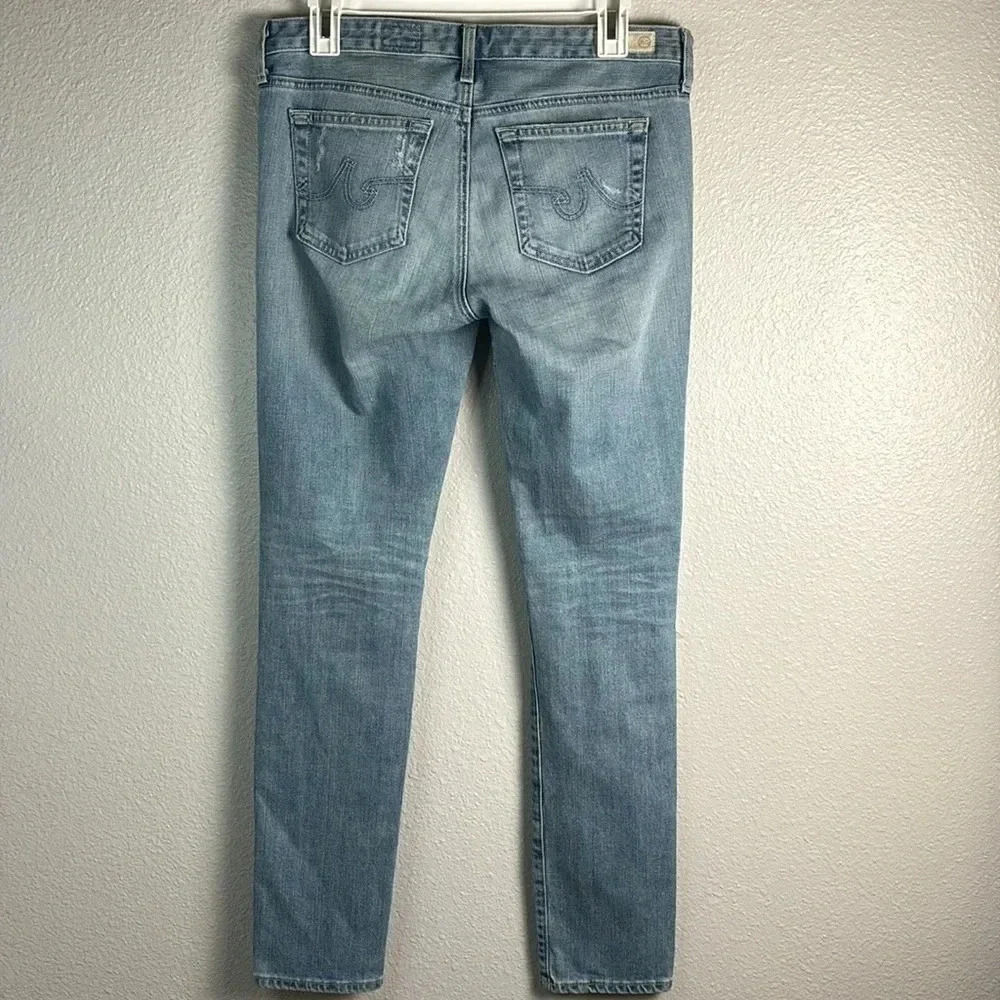 AG Adriano Goldschmied The Stilt Cigarette Leg Jeans | Low-Rise Women’s Size 28R - Picture 8 of 10